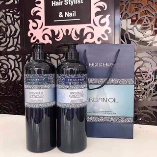 Set dầu gội xả HISCHER siêu mượt siêu thơm