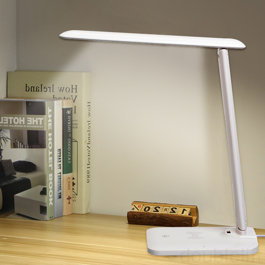 Desk Lamp LED Folding Light USB Dimmable Eye Protection Reading Lighting for Bedroom Study Room doublelift store