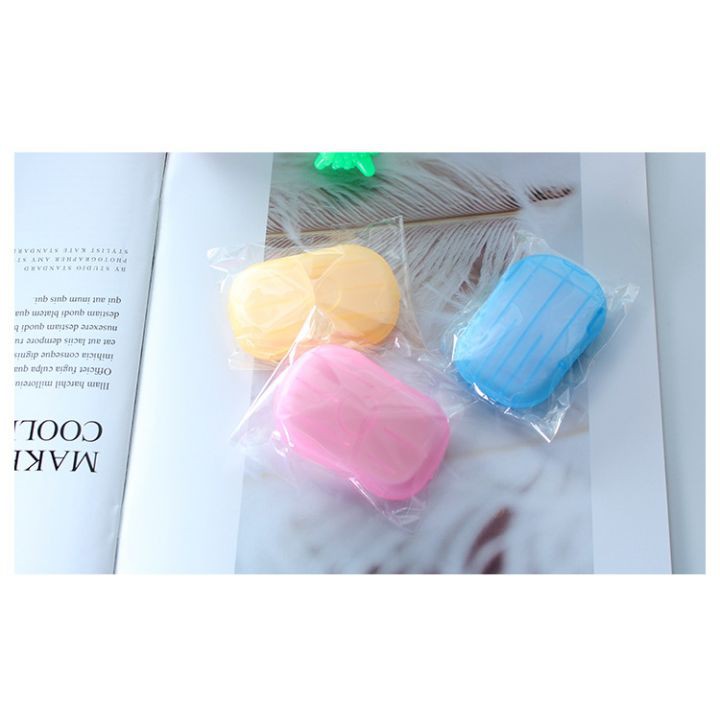 hộp xà phòng giấy tiện lợi,1 hộp được nhiều miếng,tiện lợi đi du lịch.đi học.đi làm,chống vi khuẩn bảo vệ sức khoẻ. | BigBuy360 - bigbuy360.vn