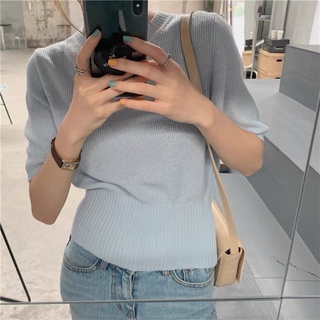[ SẴN ] Áo croptop màu basic