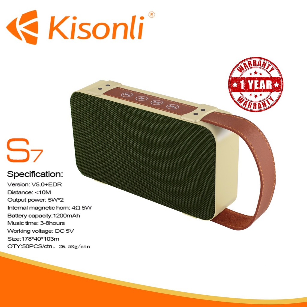 Loa Kisonli Bluetooth S7