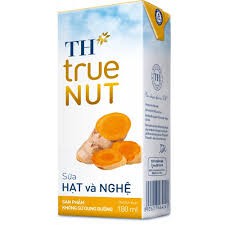 Lốc 4 hộp Sữa Hạt và Nghệ TH true NUT 180 ml