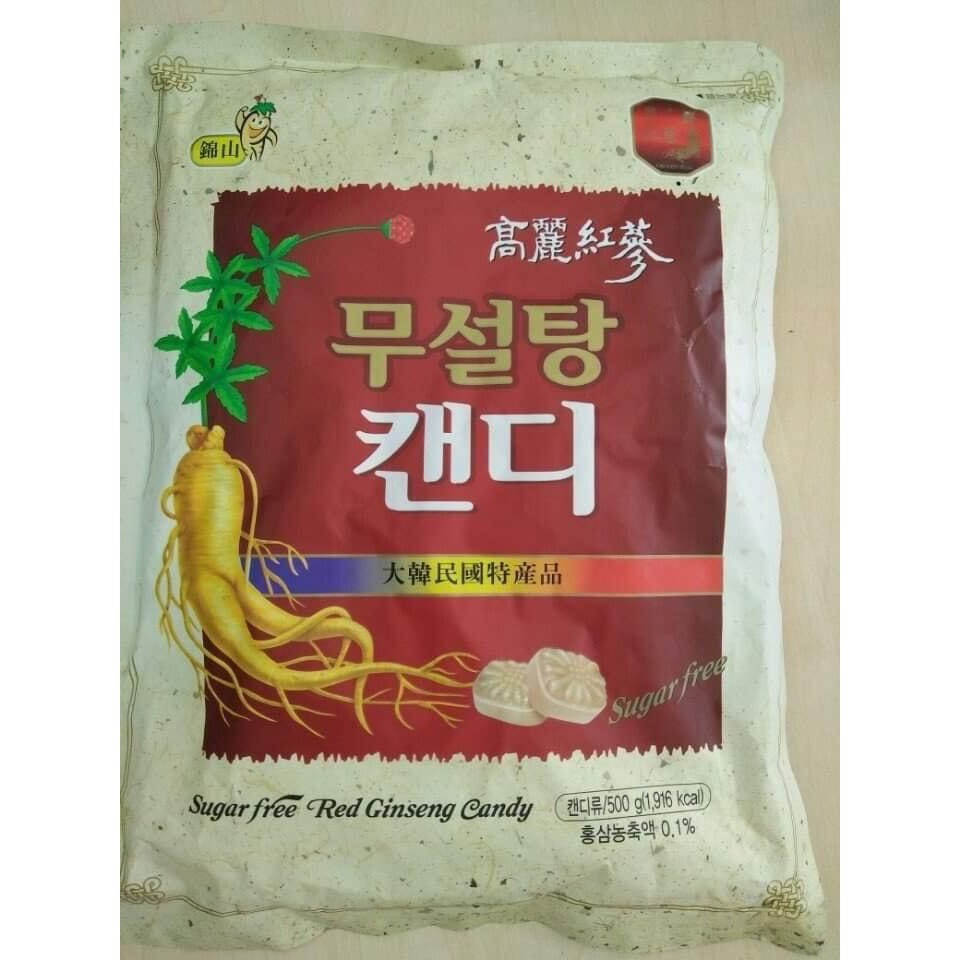 Kẹo Sâm Không Đường Hàn Quốc Gói 500gr