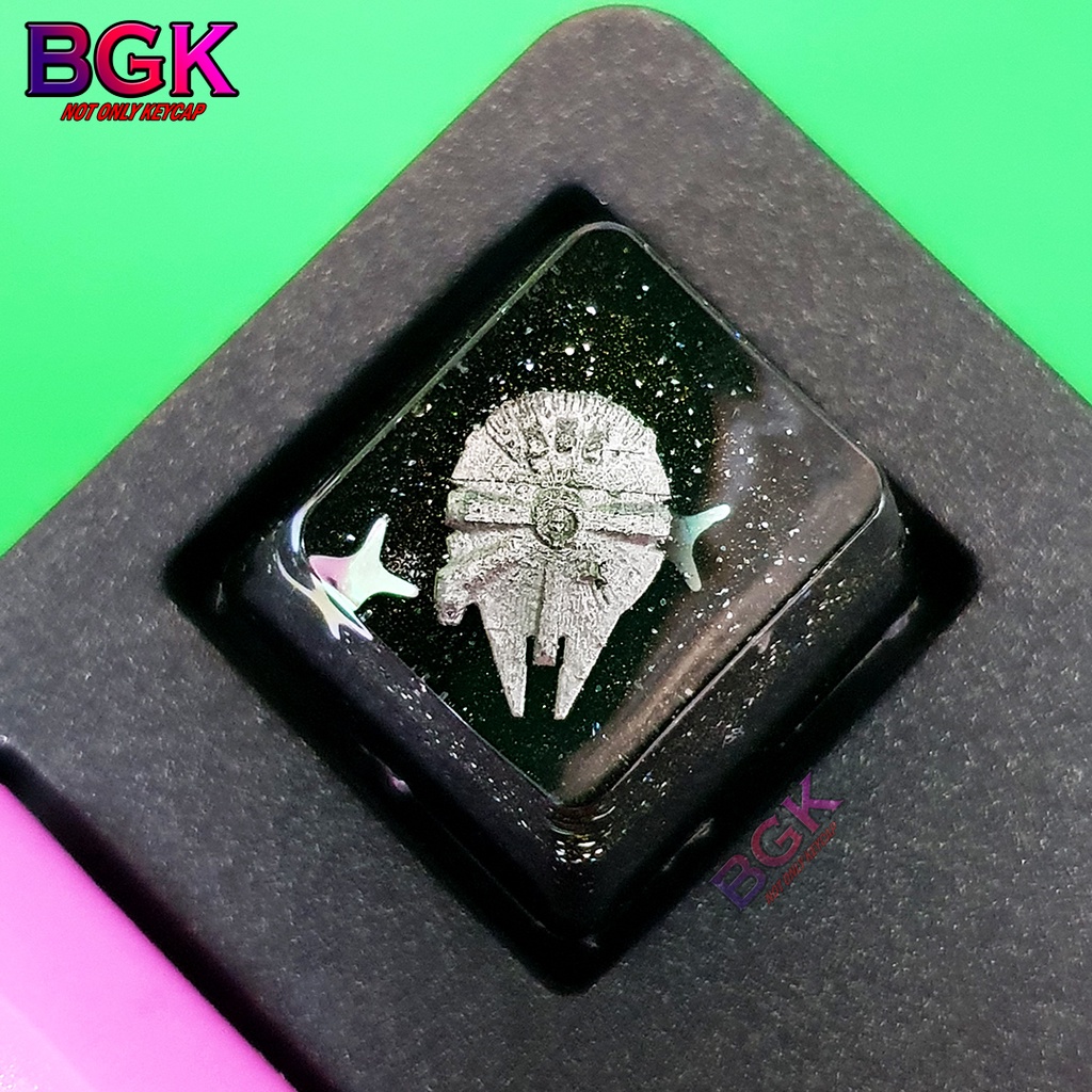 Keycap Lẻ hình phi thuyền trong Star War OEM profile ( keycap resin độc lạ )( Keycap Artisan )