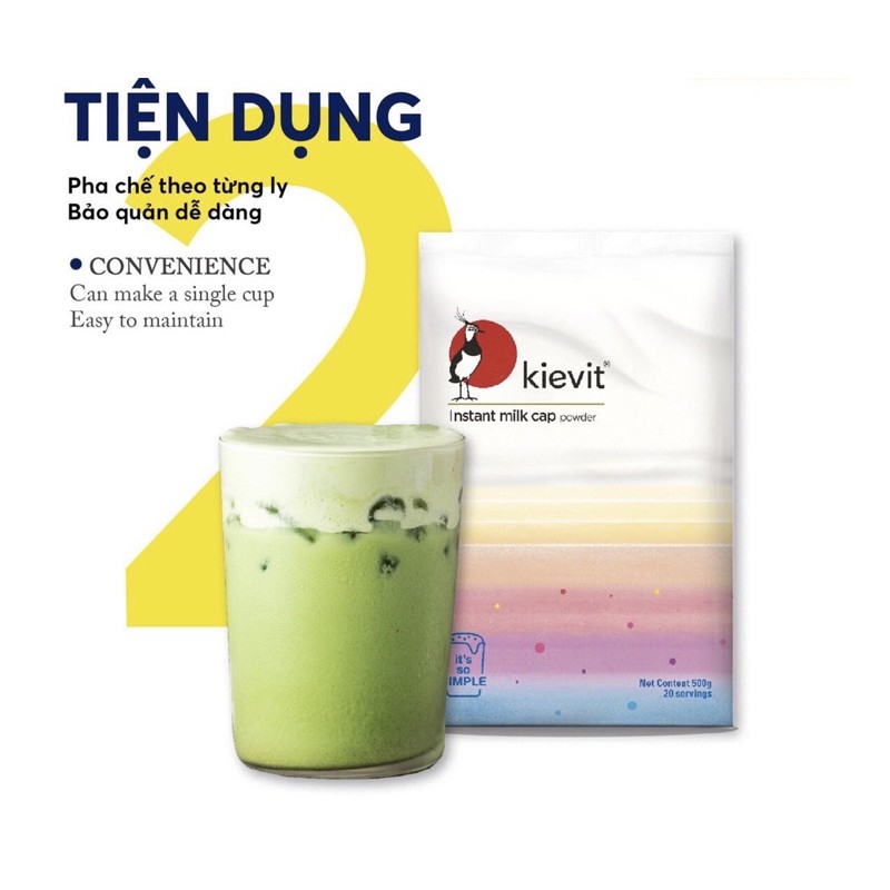 Bột Milk Cap (váng sữa) Kievit 500gr