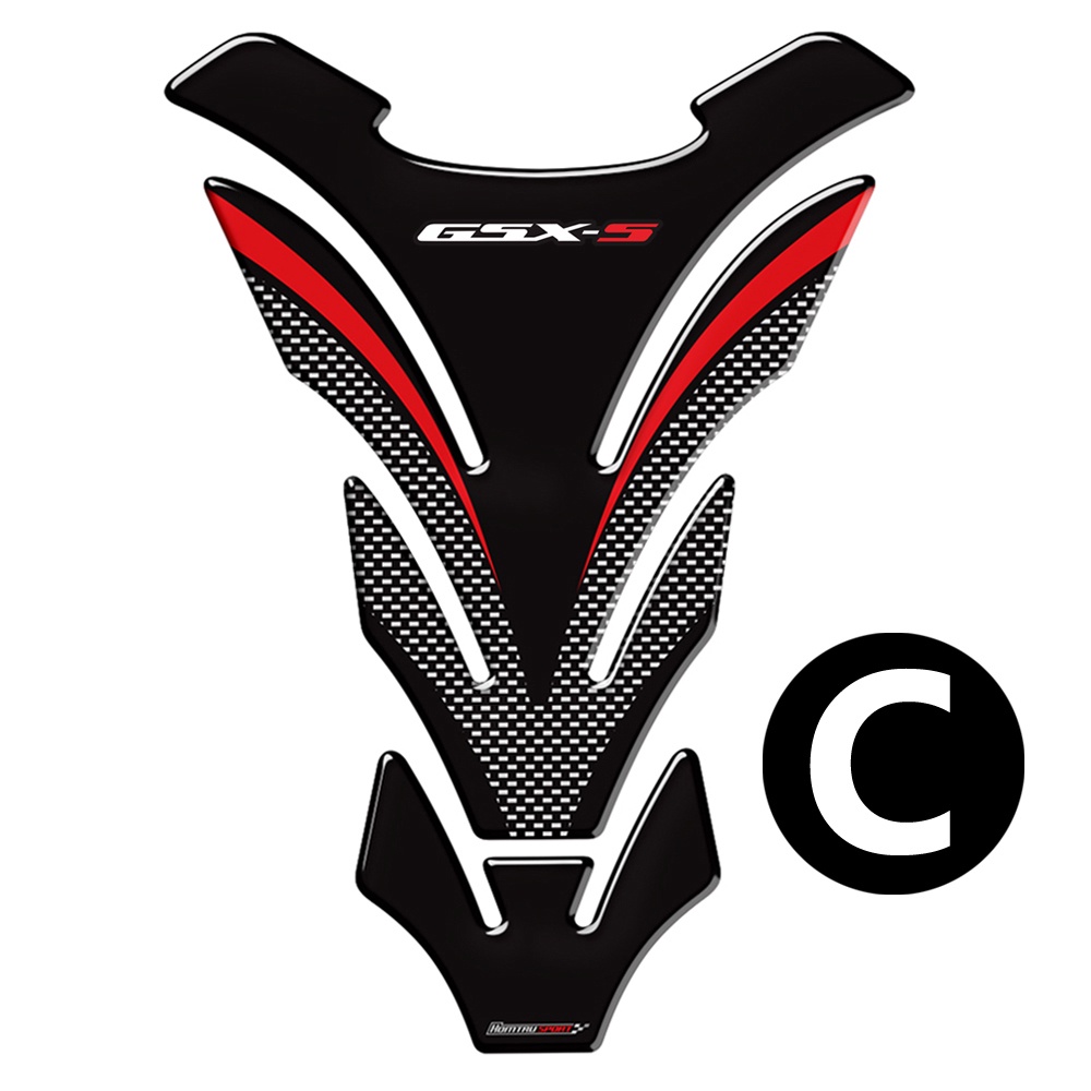 Miếng Dán Bảo Vệ Bình Xăng Xe Mô Tô Suzuki GSX-S1000 GSX-S 1000 1000F Bằng Sợi Carbon 3D