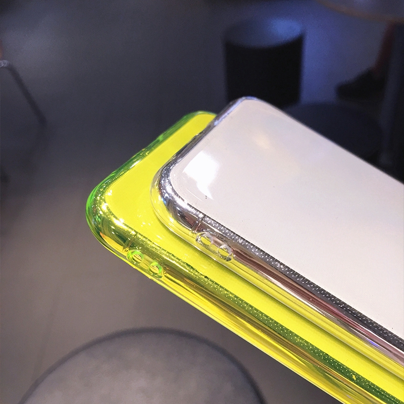 iPhone case iPhone 11 Pro Max x xr xsmax 7/8 plus Transparent tpu Fluorescent all-inclusive camera iPhone cover | BigBuy360 - bigbuy360.vn