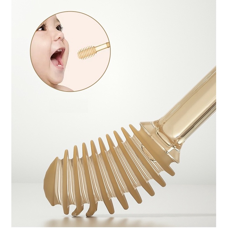 Set bàn chải đánh răng và rơ lưỡi cho bé yêu từ 0-3 tuổi , chất liệu an toàn cho bé, Bộ Tưa Lưỡi, Đánh Lưỡi, Dơ Rưỡi