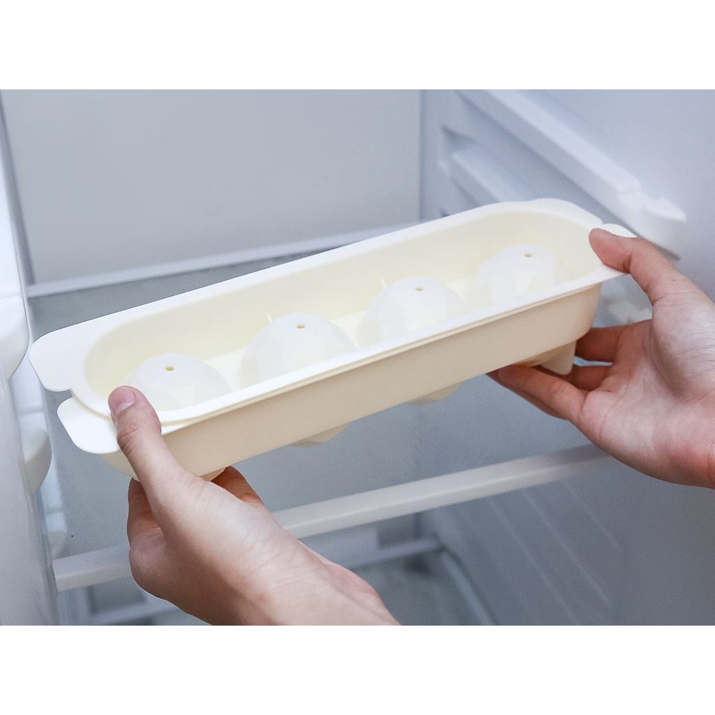 Khay Đá Tròn Inochi Kari 4 Viên, Chống Tràn Nước - Phân Phối Chính Hãng Bởi SCG Home