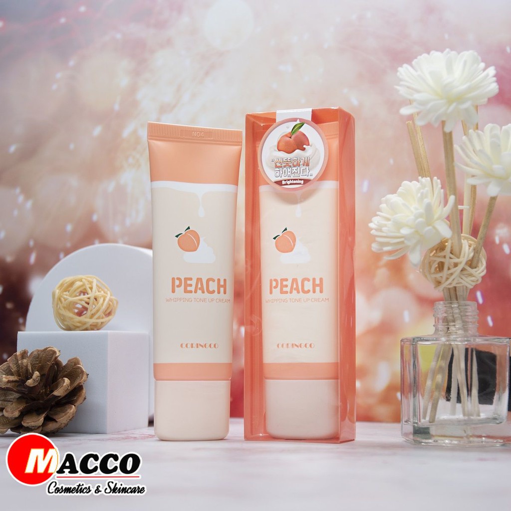 Kem Đào Coringco Peach Whipping Tone Up Cream Dưỡng Trắng Nâng Tone Da 50ml