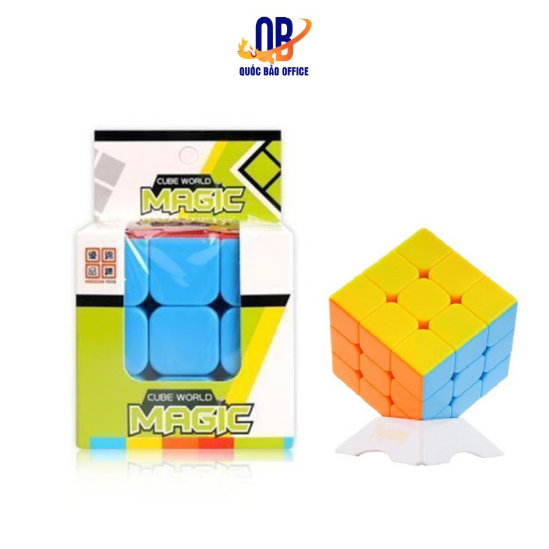 Đồ chơi Rubik Magic 3x3 ( 064) - Rubik Bẻ Góc Cực Tốt - Trơn Mượt - Nhanh ( Bản Cao Cấp) - 1 chiếc