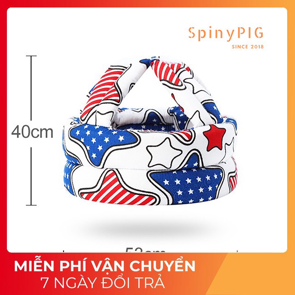 Mũ Bảo Hiểm Bảo Vệ Đầu Cho Bé Tập Đi Với Nhiều Hoạ Tiết Đáng Yêu, Bảo Vệ An Toàn Vùng Đầu Khi Bé Tập Đi, Ngã, Va Đập.