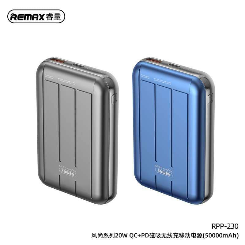 Pin dự phòng remax rpp-230 5.000mah không dây sạc nhanh PD/QC 22.5W