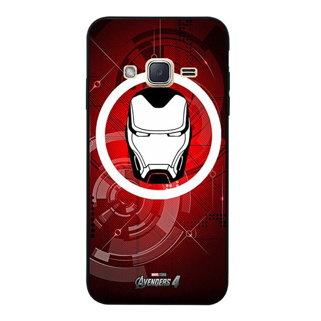 Ốp điện thoại silicon in hình mặt nạ giáp Iron Man cho Samsung Galaxy A3 A5 A7 A8 J1 Ace J2 J3 J5 J7 2015 2016