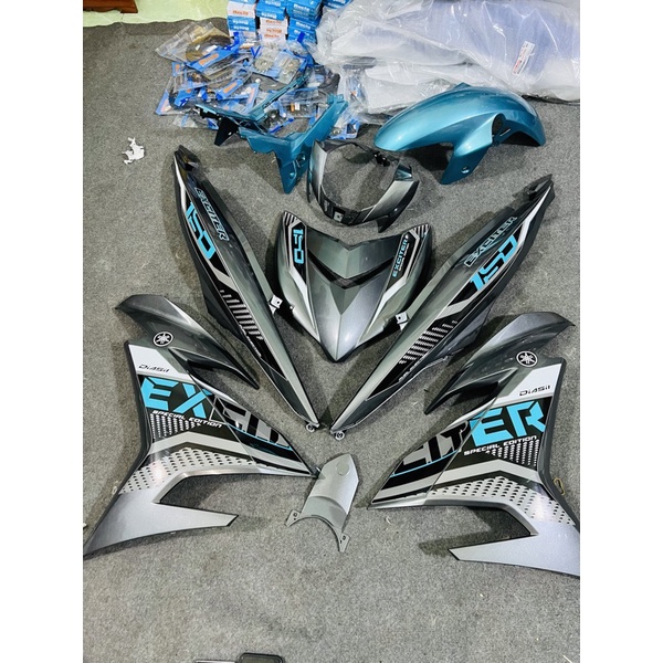 Dàn Áo Xanh Xám Exciter 150