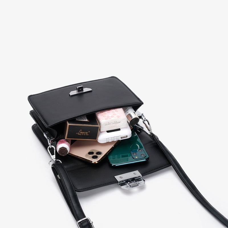 🌸Hàng Order🌸 Túi Xách Nữ CEEKAY Da Trần Nắp Gập Khóa Gài Quai Da Kèm Quai Phối Xích Sang Chảnh Nữ Tính 🌸Hàng Quảng Châu