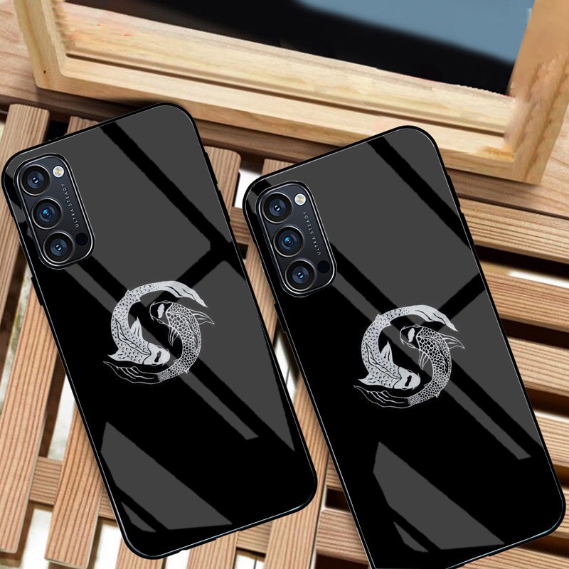 ỐP OPPO RENO 4, RENO 4 PRO . RENO 5 LƯNG KÍNH CƯỜNG LỰC CAO CẤP