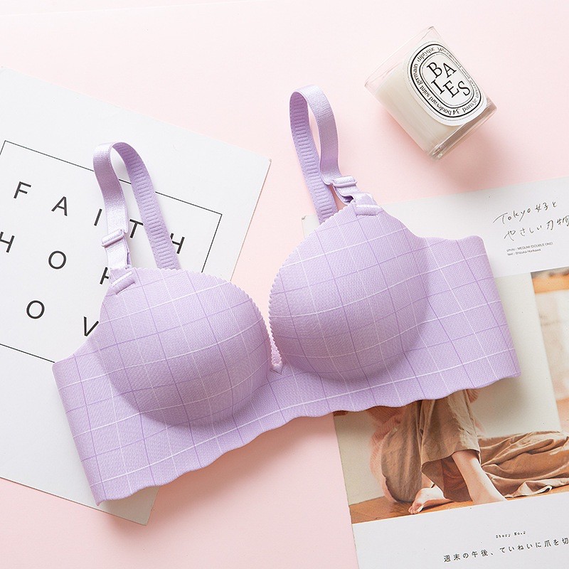 Áo Ngực Su Không Gọng, Ôm Nâng Ngực Bàn Tay, Kẻ Caro - AS9 - LM | BigBuy360 - bigbuy360.vn