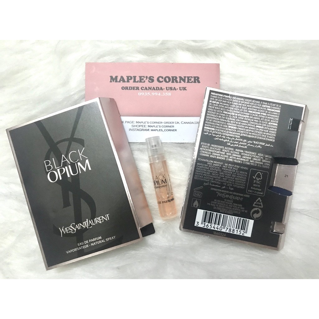Nước Hoa Vial Ysl Black Opium