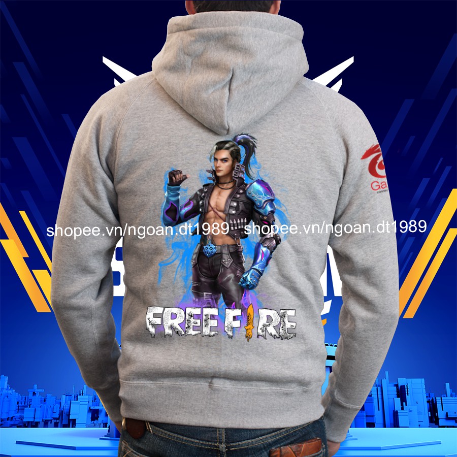 [Bán Chạy] Áo Free Frie - Áo Khoác Free Frie Hayato Thức Tỉnh Màu Ghi Xám | BigBuy360 - bigbuy360.vn