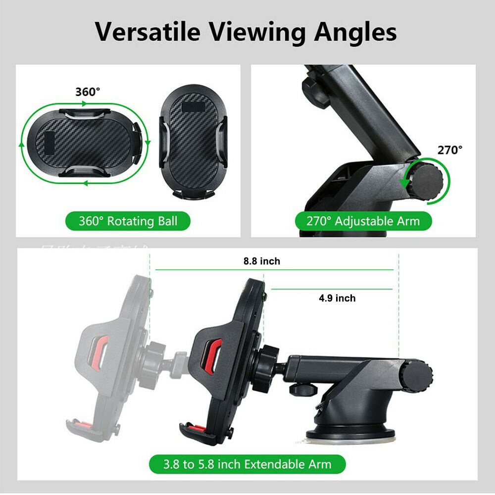 [Mới] Giá Đỡ Điện Thoại Có Thể Xoay Được / Giá Đỡ Tự Dính Tương Thích Với iPhone Và Android
