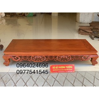 bàn ăn cơm, bàn uống trà ( bàn osin ) 60x1m20 cao 20 gỗ hương đá