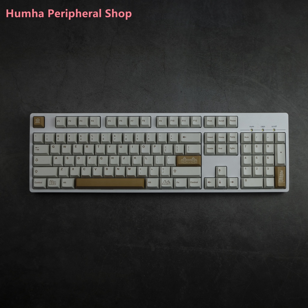 Bàn Phím R1 140 Phím Chất Liệu PBT Nhuộm Màu Họa Tiết Cherry profile Cá Tính