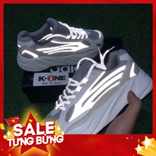 Yz 700 full phản quang - Giày thể thao nam nữ size 36-44 - Hàng nhập khẩu
