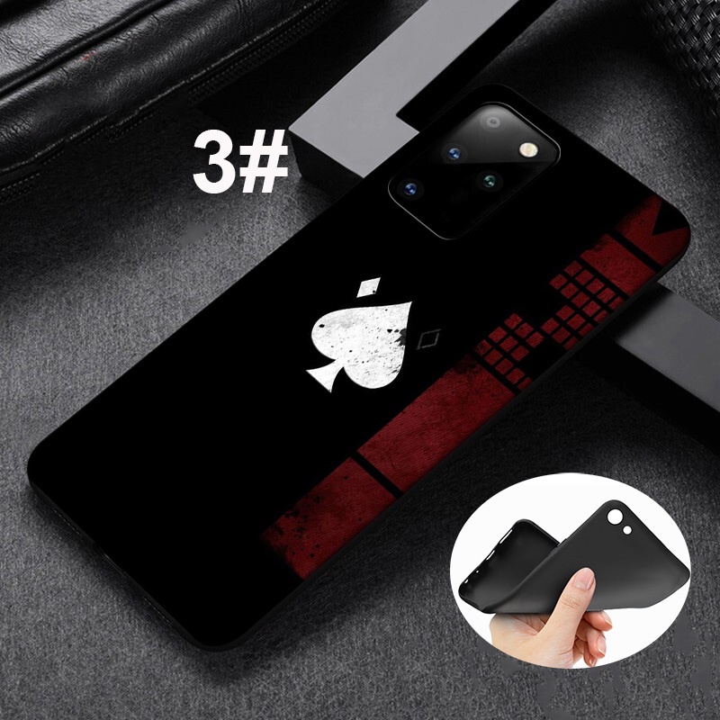 Ốp điện thoại silicon mềm XH39 in hình bài Poker nghệ thuật cho Samsung Galaxy A31 A41 A42 A51 A52 A71 A72 A81 A82 A91