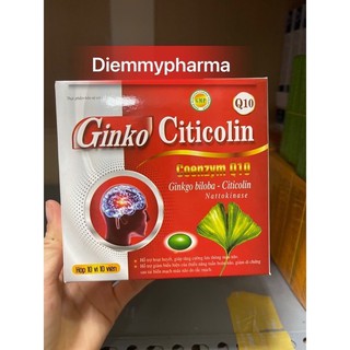 Ginko Citicolin giúp hỗ trợ não bộ tăng trí nhớ cải thiện mất ngủ