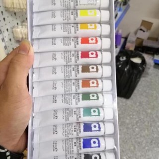Sét bột cọ bản 12 màu .