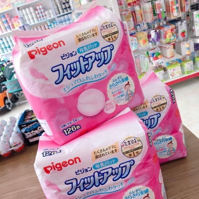 Miếng Lót Thấm Sữa Pigeon 126 Miếng Nội Địa Nhật