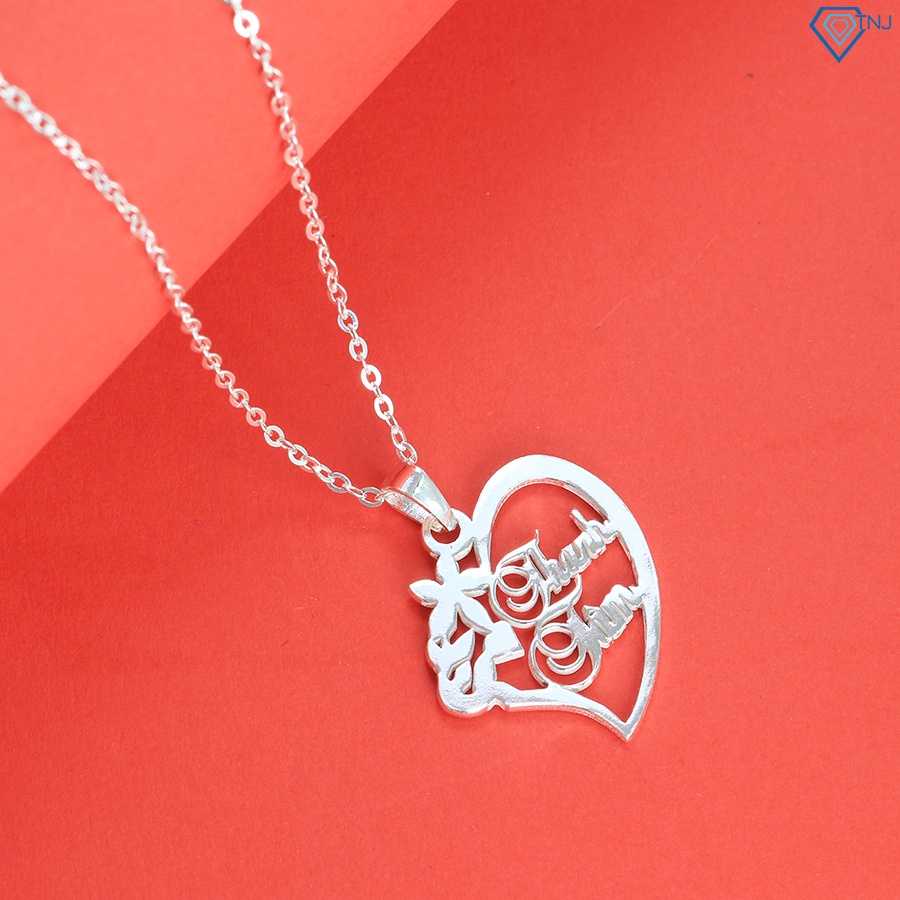 Dây chuyền bạc cho bé gái khắc tên theo yêu cầu DTN0025 - Trang Sức TNJ