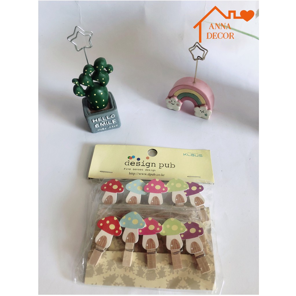 KẸP GỖ HÌNH CUTE