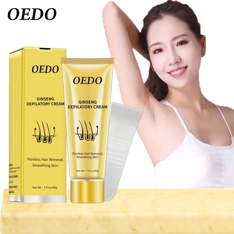 Set 3 tuýp kem tẩy lông OEDO hiệu quả chất lượng cao cho vùng dưới cánh tay/cánh tay/chân/ngực