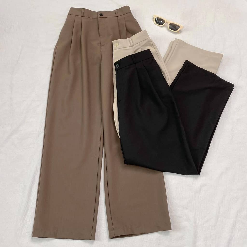 TIPI PANTS Ống Rộng Thiết Kế Basic Tone Màu Vintage style Ulzzang
