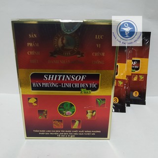Shitinsof hán phương - linh chi đen tóc - Hộp 3 Gói