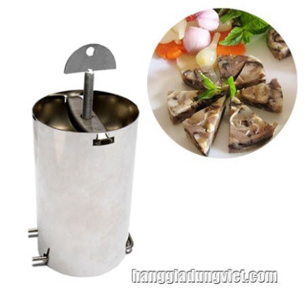 Khuôn Làm Giò, Bộ Khuôn Làm Giò Lụa, Giò Mỡ, Chả Bằng Inox Tại Nhà Siêu Tiện Dụng, Hợp Kim Inox Chống Gỉ - VS