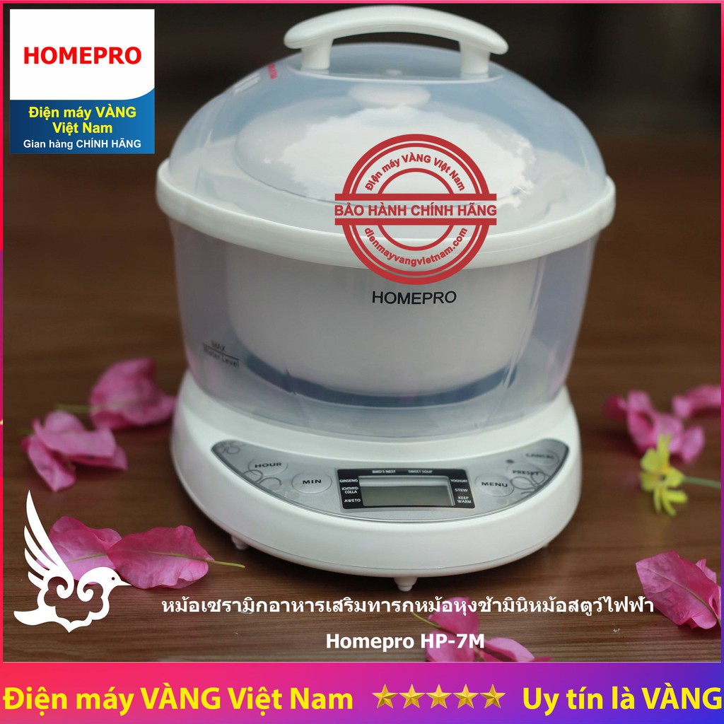 Nồi chưng cất yến đa năng Homepro Thái Lan 700ml bảo hành chính hãng