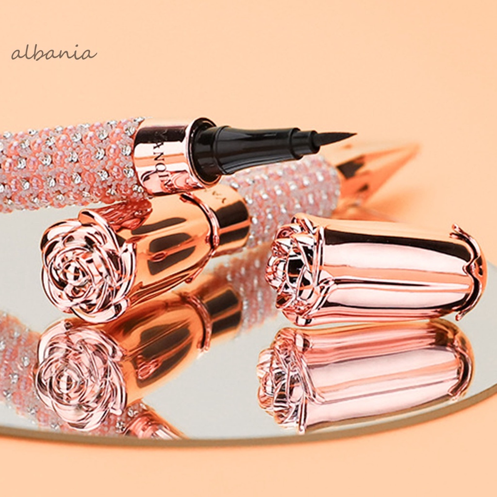 <albania>Chì kẻ mắt đính đá trang điểm hình hoa hồng nhỏ gọn | BigBuy360 - bigbuy360.vn