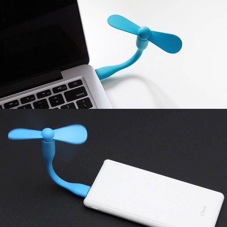 Quạt Cổng Usb dẻo - bỏ túi tiện dụng - nhiều màu - loại tốt