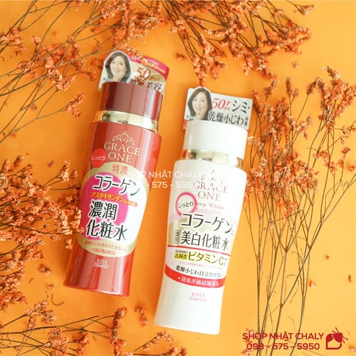 Nước hoa hồng dưỡng da tuổi trung Kose Grace One 180ml Nhật