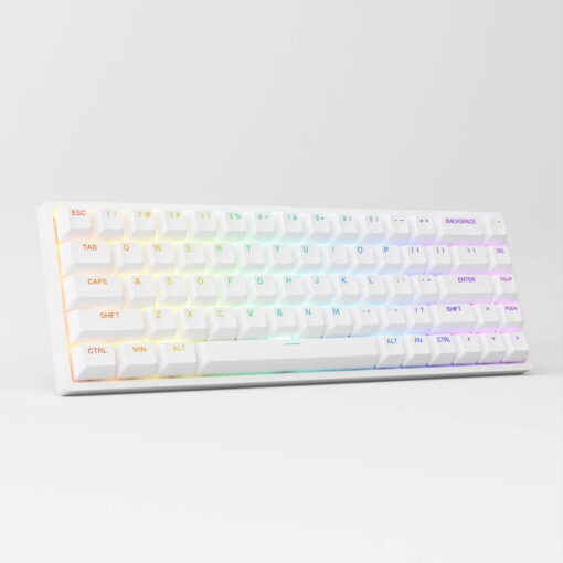 Bàn phím AKKO 3068 v2 RGB – White Foam tiêu âm / Hotswap / AKKO CS Jelly switch