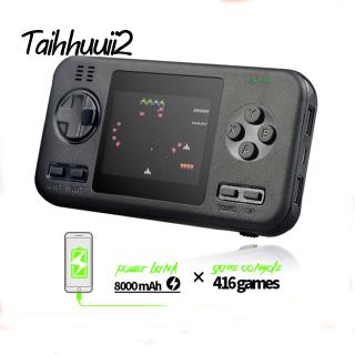 Bộ Máy Chơi Game Cầm Tay Tích Hợp Sạc Dự Phòng 8000mah 416 Trò Chơi Cổ Điển Cho Người Lớn Và Trẻ Em