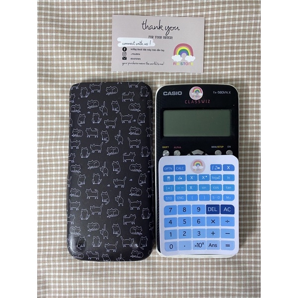 Miếng dán máy tính in theo yêu cầu máy tính cáio/vinacal