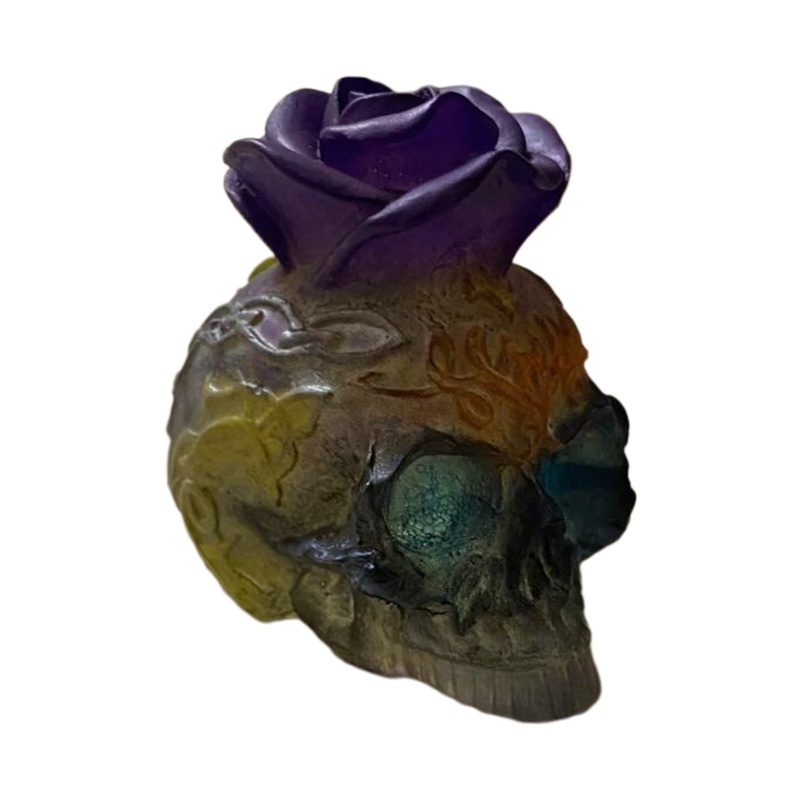 Khuôn Làm Xà Phòng Hình Đầu Lâu Hoa Độc Đáo