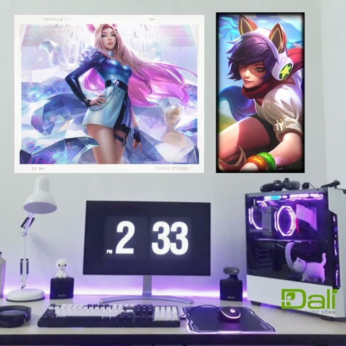 Tranh Decal Liên Minh Huyền Thoại Ahri