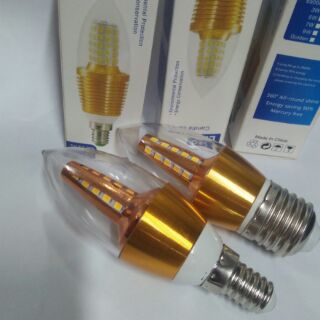 BÓNG LED NẾN 5W ĐUI E14, E27