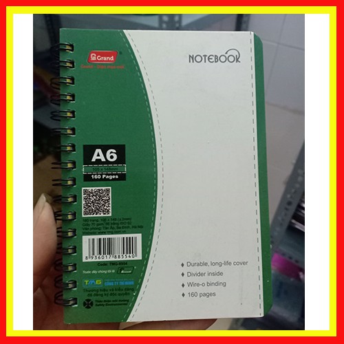 [Bán Sỉ]-Sổ Lò Xo A6 (200Trang)