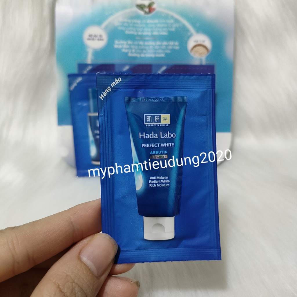 Combo 3 gói mẫu thử dưỡng da trọn bộ HADA LABO 3g